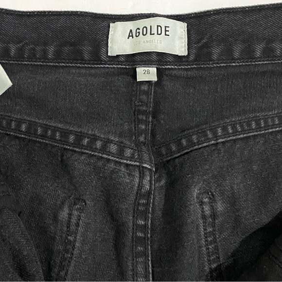 Agolde Lana Straight Leg Jeans Size 28 Vintage Mid Rise - Picture 11 of 16